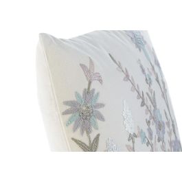 DKD Home Decor Cojín Indian23 Bordado Multicolor 45 x 45 x 8 cm (2 Unidades) Algodón y Poliéster