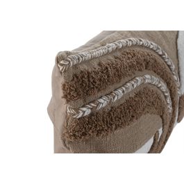 Cojin Boho DKD Home Decor Blanco Marron 30 x 50 cm (2 Unidades)