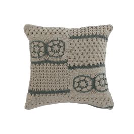 Cojin Boho DKD Home Decor Verde Blanco Roto 45 x 45 cm (2 Unidades) Precio: 38.4658996007. SKU: B1EZFCWZS6