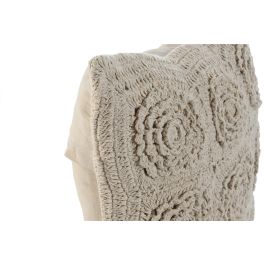 Cojin Boho DKD Home Decor Blanco Roto 45 x 45 cm (2 Unidades)