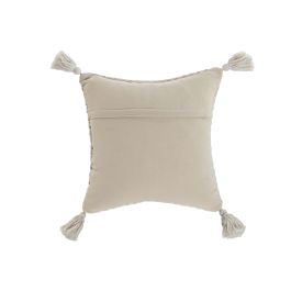 Cojin Boho DKD Home Decor Blanco Roto 45 x 45 cm (2 Unidades)