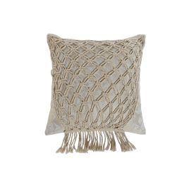 Cojin Boho DKD Home Decor Blanco Roto Dorado 45 x 45 cm (2 Unidades) Precio: 31.99000057. SKU: B19QAREZ3T