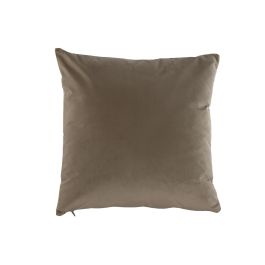 Cojin Glam DKD Home Decor Marron Dorado 8 x 45 x 45 cm (2 Unidades)