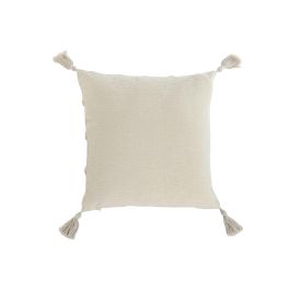 Cojin Boho DKD Home Decor Crudo 8 x 45 x 45 cm (2 Unidades)