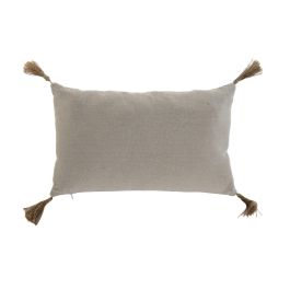 Cojin Boho DKD Home Decor Natural Blanco 8 x 30 x 50 cm (2 Unidades)