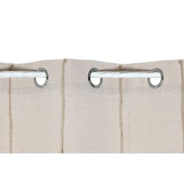 Cortina Cottage DKD Home Decor Natural 260 x 140 cm (2 Unidades)