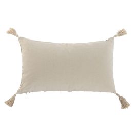 Cojin Boho DKD Home Decor Crudo 8 x 30 x 50 cm (2 Unidades)