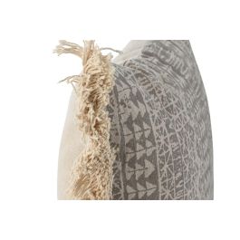 Cojin Boho DKD Home Decor Natural Gris 8 x 45 x 45 cm (2 Unidades)