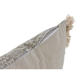 Cojin Boho DKD Home Decor Natural Gris 8 x 30 x 50 cm (2 Unidades)