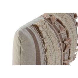 Cojin Boho DKD Home Decor Rosa Palo Blanco Roto 8 x 30 x 50 cm (2 Unidades)