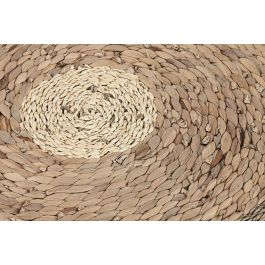 Alfombra Tropical DKD Home Decor Natural 120 x 1 x 120 cm (2 Unidades)