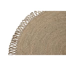 Alfombra Tropical DKD Home Decor Natural 122 x 1 x 122 cm (2 Unidades)