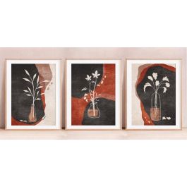 Cuadro Scandi DKD Home Decor Negro Granate 3 x 70 x 50 cm (3 Unidades) Precio: 45.360746199999994. SKU: B1HK2YQAB5