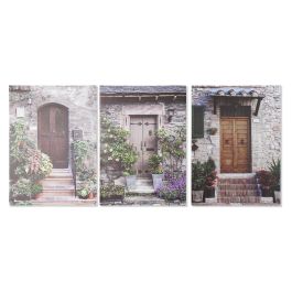 Cuadro Cottage DKD Home Decor Gris Multicolor 1.8 x 70 x 50 cm (3 Unidades) Precio: 22.49999961. SKU: B1JQGHE4MK