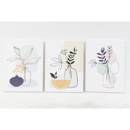 Cuadro Scandi DKD Home Decor Multicolor 1.8 x 40 x 30 cm (3 Unidades) Precio: 11.495000483999998. SKU: B18FEDF9ZK