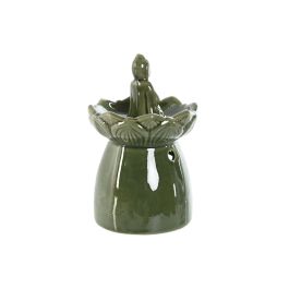 Quemador Oriental DKD Home Decor Verde Mostaza 9 x 14.5 x 9 cm (3 Unidades)