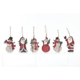 Decoracion Colgante Navidad Tradicional DKD Home Decor Rojo Verde 12 x 53 x 30 cm (48 Unidades) Precio: 160.49999988. SKU: B12PDCHASF