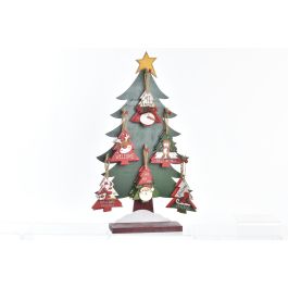 Decoracion Colgante Navidad Tradicional DKD Home Decor Rojo Verde 12 x 53 x 30 cm (48 Unidades)
