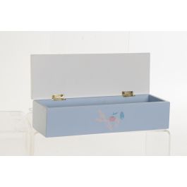 Caja Baby DKD Home Decor Azul Rosa 8 x 6.5 x 24 cm (4 Unidades)