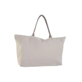 Bolso Mediterraneo DKD Home Decor Beige Lila 15 x 32 x 45 cm (4 Unidades)