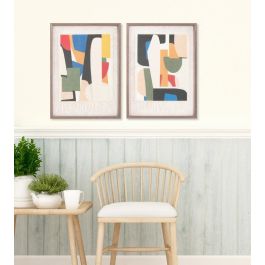 Cuadro Urban DKD Home Decor Multicolor Beige 3 x 57 x 42.4 cm (4 Unidades) Cuadro Urban DKD Home Decor Multicolor Beige 3 x 57 x 42.4 cm (4 Unidades)