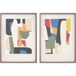 Cuadro Urban DKD Home Decor Multicolor Beige 3 x 57 x 42.4 cm (4 Unidades) Precio: 78.88999987. SKU: B17TWX3K8M