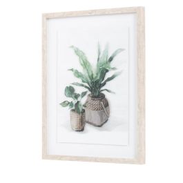 Cuadro Boho DKD Home Decor Natural Verde 2.5 x 52.5 x 42.5 cm (4 Unidades)