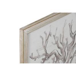 Cuadro Mediterraneo DKD Home Decor Crema Blanco 2 x 50 x 50 cm (4 Unidades)