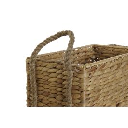 Cesta Balines DKD Home Decor Natural 25 x 25 x 40 cm Set de 2 (4 Unidades)