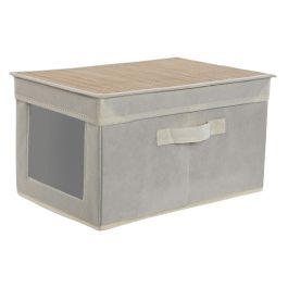 Caja Basicos DKD Home Decor Natural Blanco 38 x 21 x 25 cm (4 Unidades) Precio: 42.9550000363. SKU: B16LBDM3NB