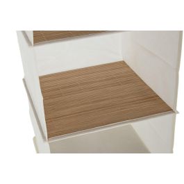 Organizador Basicos DKD Home Decor Natural Blanco 30 x 84 x 30 cm (4 Unidades)