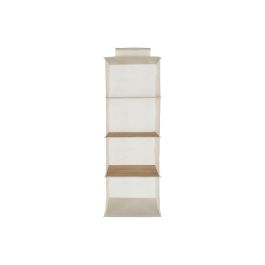 Organizador Basicos DKD Home Decor Natural Blanco 30 x 84 x 30 cm (4 Unidades)