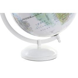 Globo Terraqueo Urban DKD Home Decor Blanco 20 x 28 x 23 cm (4 Unidades)