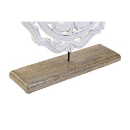 Decoracion Romantico DKD Home Decor Blanco Marron 9 x 35 x 30 cm (4 Unidades)