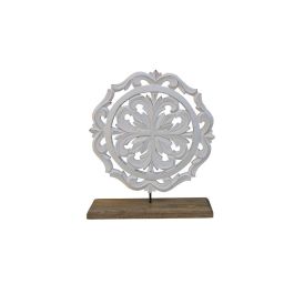 Decoracion Romantico DKD Home Decor Blanco Marron 9 x 35 x 30 cm (4 Unidades) Precio: 54.6665658. SKU: B13Y24BZVC