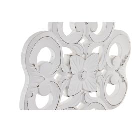 Decoracion Romantico DKD Home Decor Blanco 8 x 35 x 30 cm (4 Unidades)