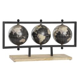 Globo Terraqueo Vintage DKD Home Decor Negro Marron 12.7 x 27 x 49.5 cm (4 Unidades) Precio: 121.95000004. SKU: B19MHJCPAS