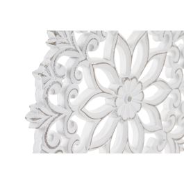 Decoracion Shabby DKD Home Decor Blanco Marron 7 x 37 x 29 cm (4 Unidades)