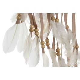 Atrapasueños Boho DKD Home Decor Blanco Natural 1 x 95 x 35 cm (4 Unidades)