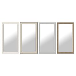 Espejo Tradicional DKD Home Decor Marron Blanco 2 x 66 x 36 cm (4 Unidades)