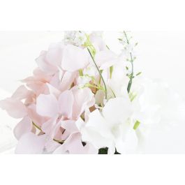 Planta DKD Home Decor Rosa Blanco 17 x 24 x 20 cm (4 Unidades)