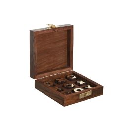 Juego De Mesa Colonial DKD Home Decor Marron Dorado 10 x 3.5 x 10 cm (4 Unidades) Precio: 43.68999998. SKU: B1AGB5RPFH