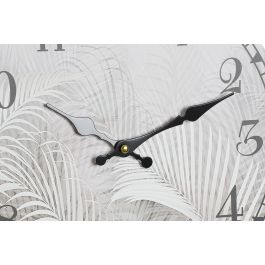 Reloj Tropical DKD Home Decor Gris 4 x 33 x 33 cm (4 Unidades)