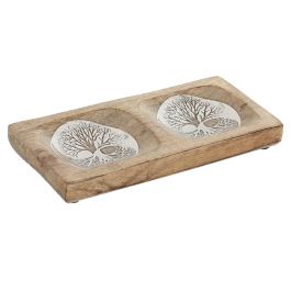 Vaciabolsillos Indio DKD Home Decor Blanco Natural 10 x 2.5 x 20 cm (4 Unidades) Precio: 21.6900002. SKU: B1D88QLRPK