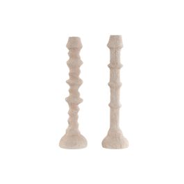 Candelabro Scandi DKD Home Decor Blanco 8 x 30.5 x 8 cm (4 Unidades)