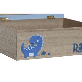 Caja Kids DKD Home Decor Azul Natural 19 x 8.5 x 24 cm (4 Unidades)