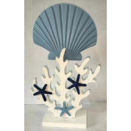 Decoracion Mediterraneo DKD Home Decor Azul Blanco 7.5 x 18 x 31 cm (4 Unidades) Precio: 40.59000055. SKU: B1HD87V59F