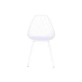 Silla Urban DKD Home Decor Blanco 48.5 x 83.5 x 55 cm (4 Unidades)