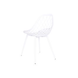 Silla Urban DKD Home Decor Blanco 48.5 x 83.5 x 55 cm (4 Unidades)