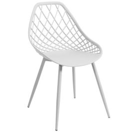 Silla Urban DKD Home Decor Blanco 48.5 x 83.5 x 55 cm (4 Unidades) Precio: 186.88999945. SKU: B17C86ZSGX